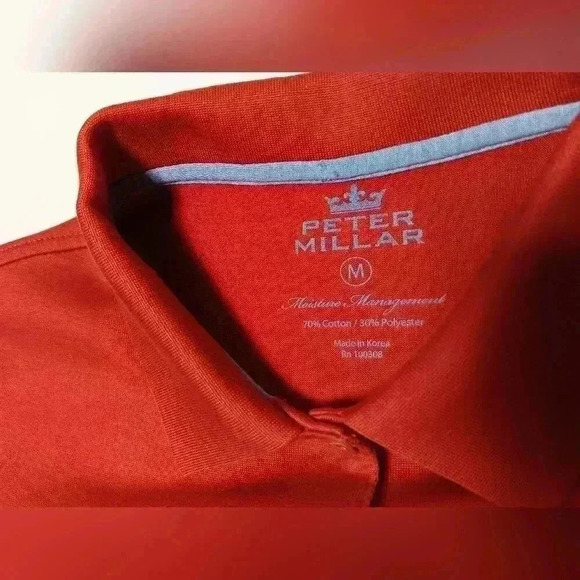 Peter Millar Ladies short sleeve golf  polo shirt. Size M - Picture 7 of 7